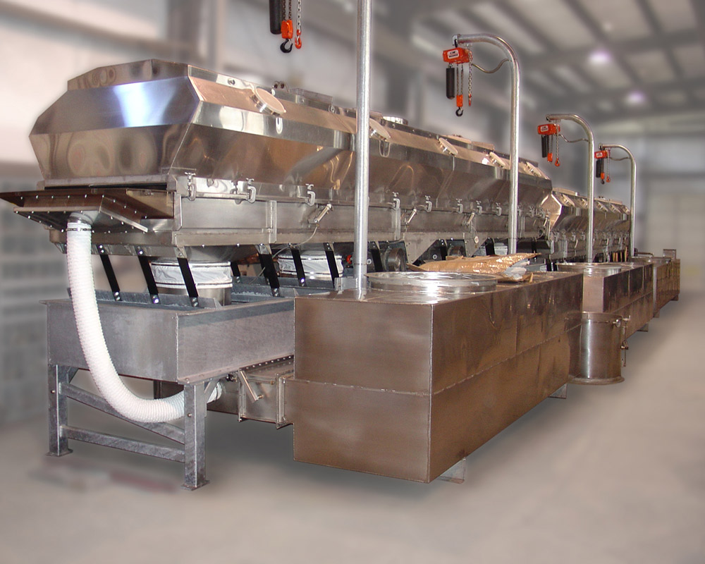 Food-Grade Fluid Bed Dryer – Cooler Recycles Heated Exhaust To Save Energy, Reduce Emissions