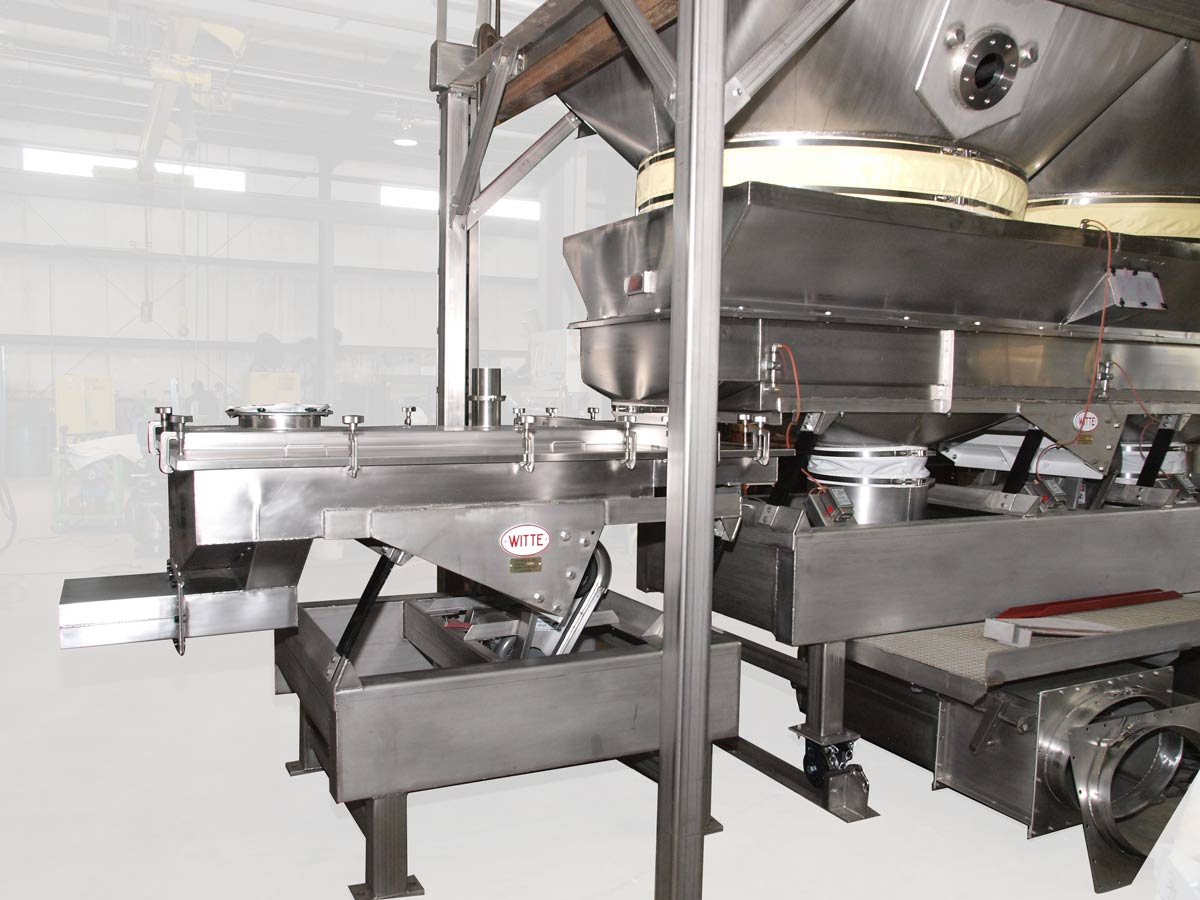 Custom Candy Processing System Dries, Cools and Screens Agglomerated Sugar, Recycles Fine Particles